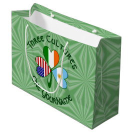 Argentina Irland USA Shamrock Flag Personlig 