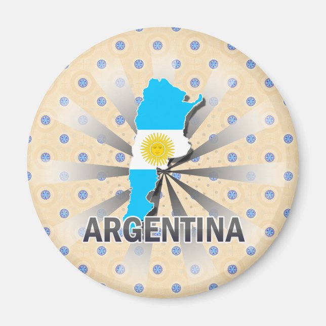 Argentina Karta 2.0 Magnet (Framsidan)