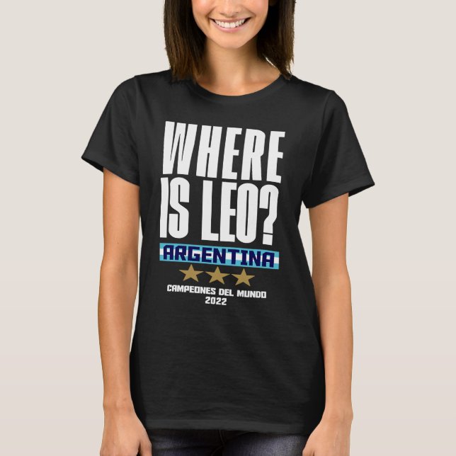 Argentina Mästare i Världen T Shirt (Framsida)