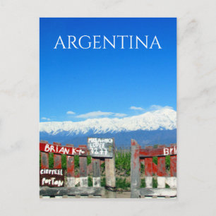 Argentina mendoza grind vykort