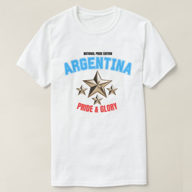 Argentina National Pride Edition Herr T-Shirt (Design framsida)