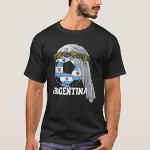 ARGENTINA Ocer 2022 Boll arabiska Keffiyeh Foot T Shirt