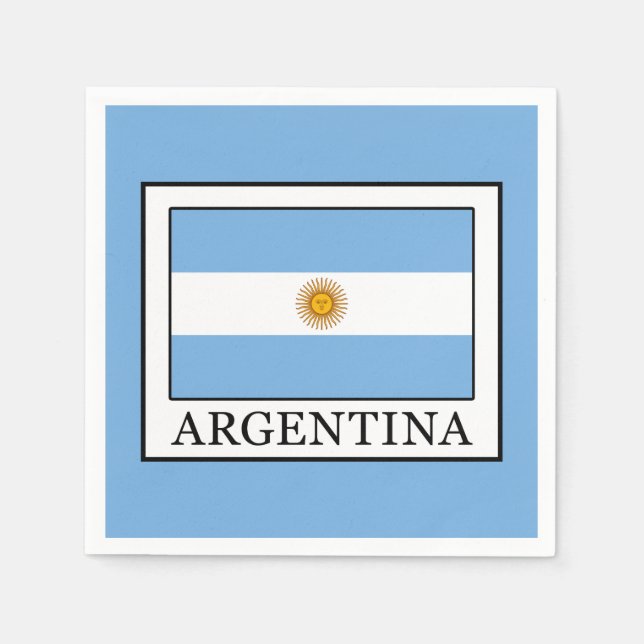 Argentina Pappersservett (Framsidan)