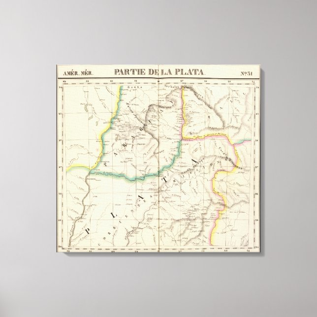 Argentina Paraguay 31 Canvastryck (Framsida)