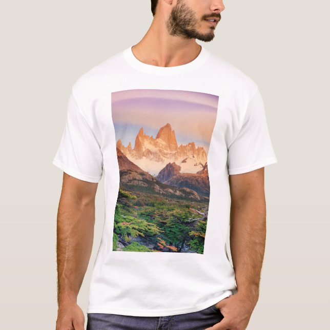 Argentina Patagonia, nationalpark för Los Tee Shirt (Framsida)