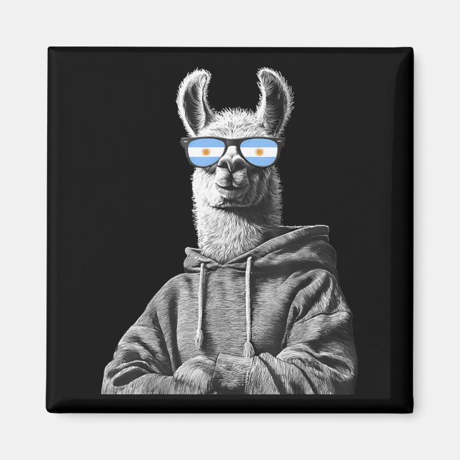 Argentina Pride Argentinian Flag  Magnet (Framsidan)