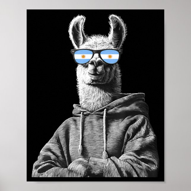 Argentina Pride Argentinian Flag  Poster (Framsidan)