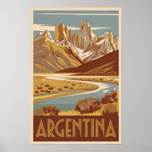Argentina Resa Konst Vintage Poster
