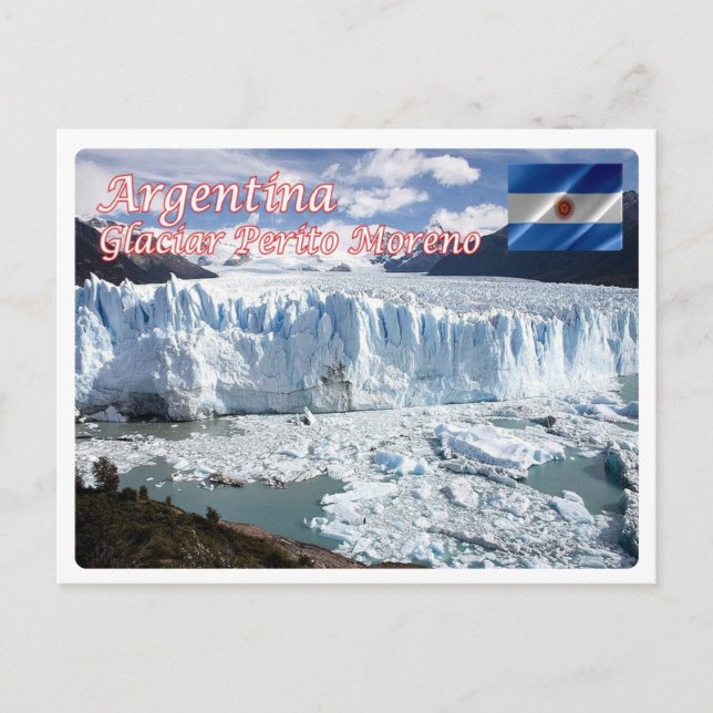 Argentina - Santa Cruz - Glaciar Perit - Vykort (Framsida)