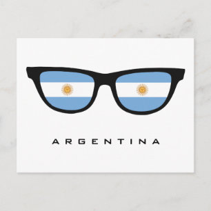 Argentina Shades anpassningsbar text och färg vyko Vykort
