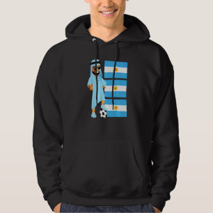 Argentina Shejk Argentina Flagga Fotboll Hoodie