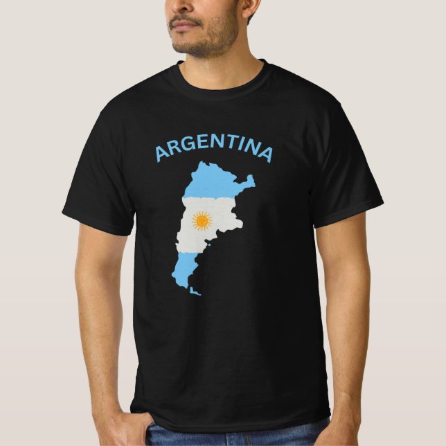 Argentina Shirt, Argentina TShirt, Argentina-gåvor T Shirt (Framsida)
