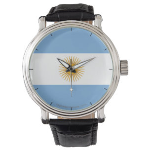 Argentina slättflagga armbandsur