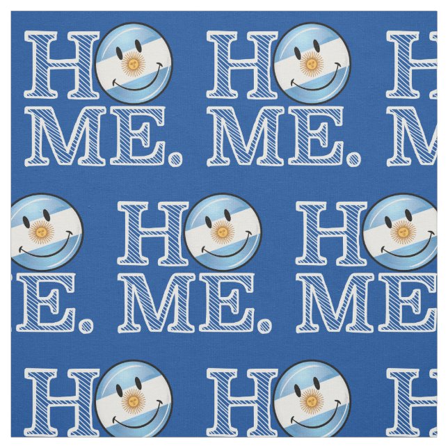 Argentina Smiling Flagga House Warmer Tyg (Provkarta)