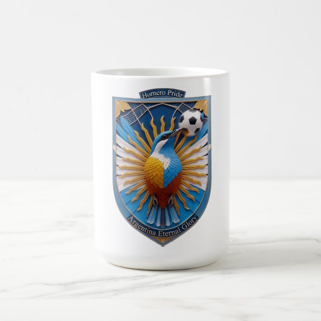 Argentina Soccer Hornero, National Pride Gift Kaffemugg (Center)