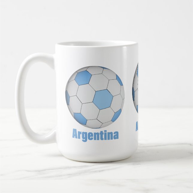 Argentina soccer  kaffemugg (Vänster)