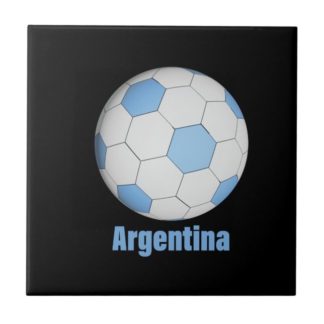 Argentina soccer  kakelplatta (Framsidan)