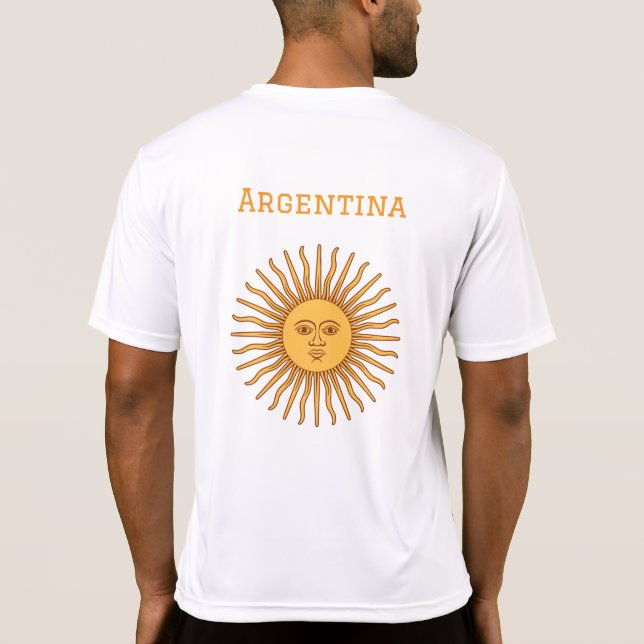 Argentina Sol de Mayo: Äkta supportertröja T Shirt (Baksida)