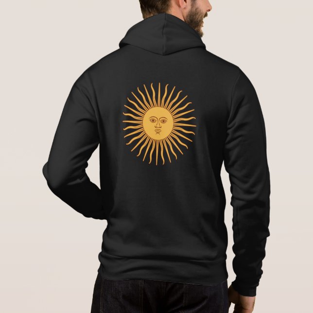 Argentina, Sol de Mayo och Argentina flagga mode T Shirt (Baksida)