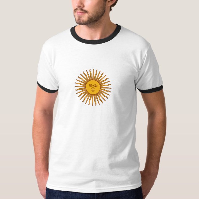 Argentina sol på får-symbol T-shirt (Framsida)