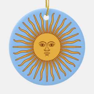 Argentina solenoid de Mayo Julgransprydnad Keramik