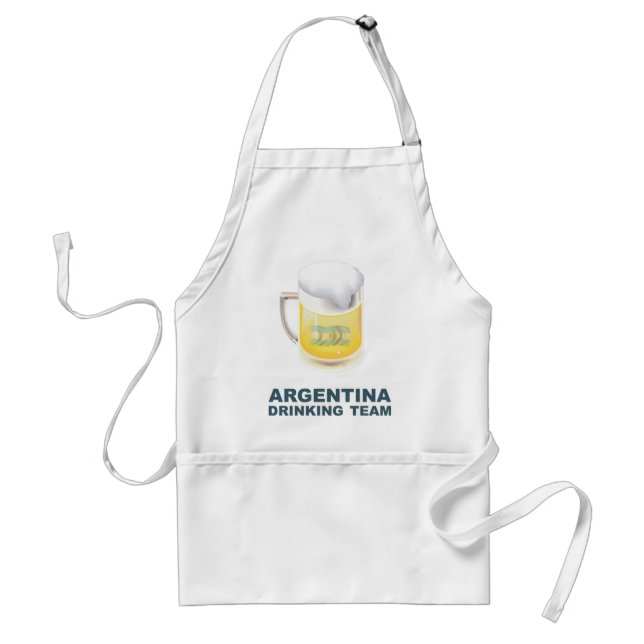 Argentina som dricker laget förkläde (Framsidan)