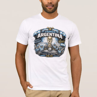 Argentina supporter-tröja t shirt