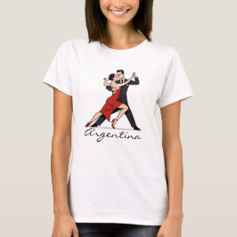 Argentina Tango Dancing Couple T Shirt