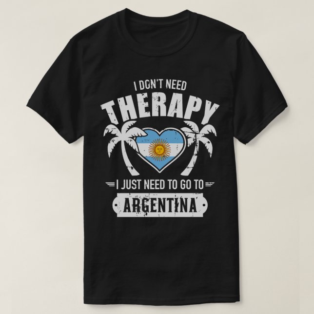 Argentina-terapi T Shirt (Design framsida)