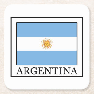 Argentina Underlägg Papper Kvadrat