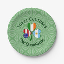 Argentina, USA, Shamrock Flagga