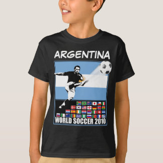 Argentina världsfotboll 2010 tee