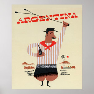 Argentina Vintage resor Poster