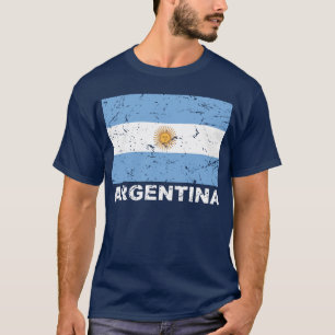 Argentina vintageflagga tee