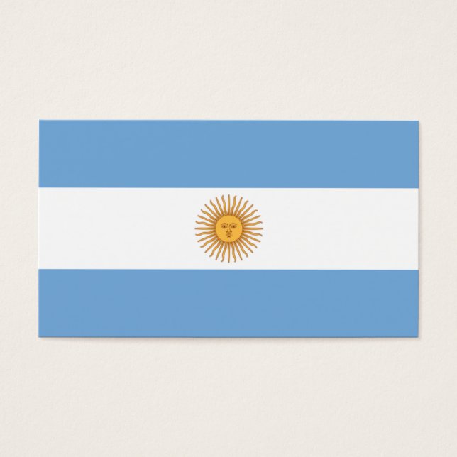 Argentina Visitkort (Framsidan)