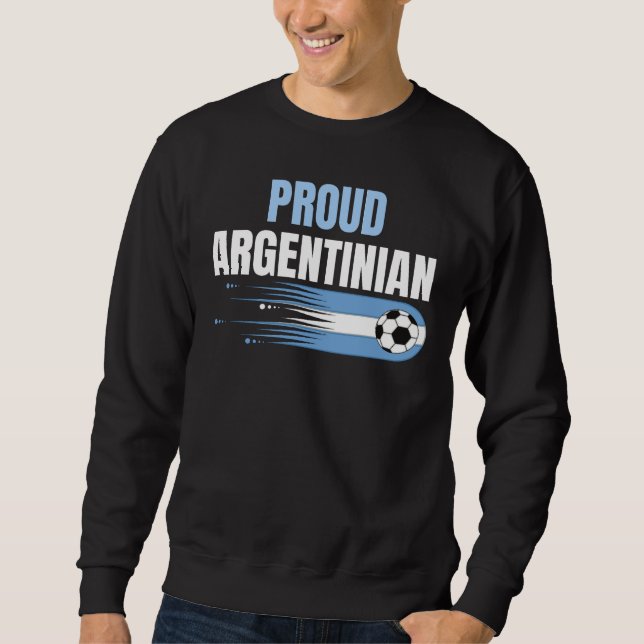 Argentina Vm Champions 2022 Proud Lång Ärmad Tröja (Framsida)
