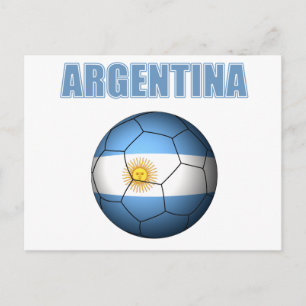 Argentina Vm t-Shirt Vykort