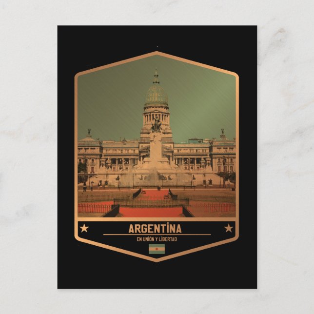 Argentina Vykort (Framsida)