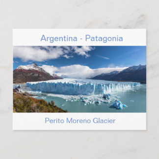 Argentina - vykort för Perito Moreno Glacier