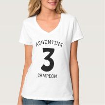 ARGENTINA WIN CAMPEÓN CUSTOMIZE PERSONLIG T-Shi