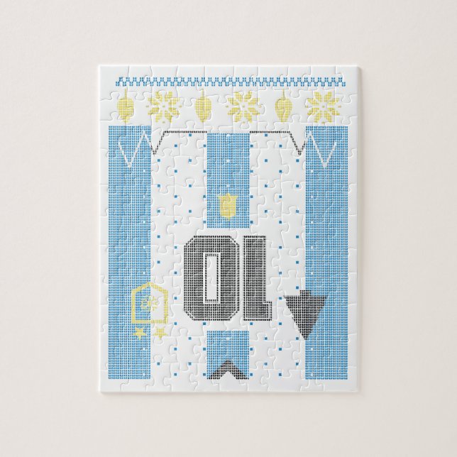 Argentina World Champion Pussel (Vertikal)