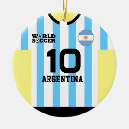 Argentina World Ocer Jersey Ornament