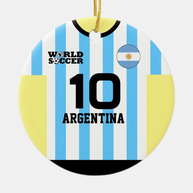 Argentina World Ocer Jersey Ornament (Framsidan)