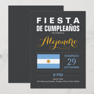 Argentinafest Inbjudningar