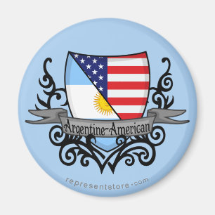 Argentinare-Amerikanen skyddar flagga Magnet
