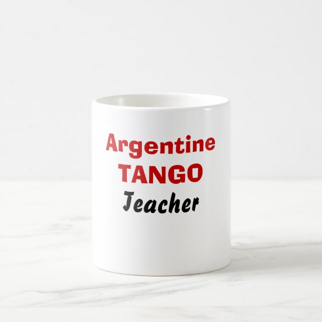 Argentinare TANGO, lärare Kaffemugg (Center)
