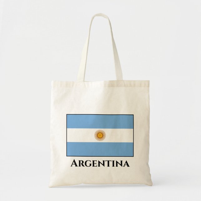 Argentinas (argentinska) Flagga Tygkasse (Framsidan)