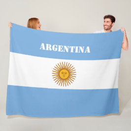 Argentinas argentinska fotbollsspelare fleecefilt