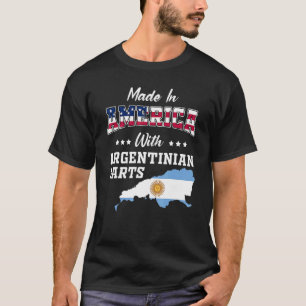 Argentinas del Karta USA flagga Ro T Shirt