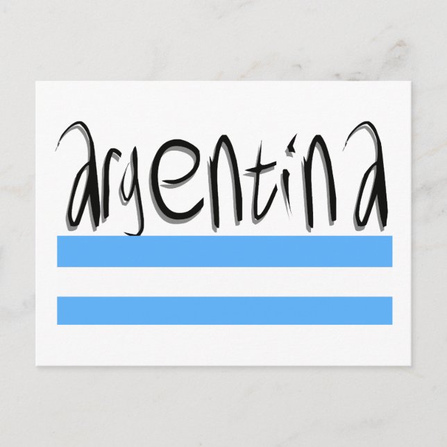 Argentinas design! vykort (Framsida)